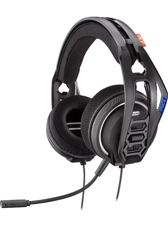 Plantronics RIG 400HS Wired Stereo Gaming Headset, PlayStation4, Black