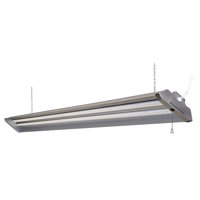 Hyper Tough 4 ft Steel, 5000 Lumen LED Shop Light, Grey
