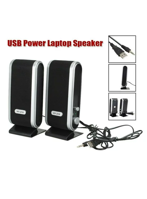 Mini 6W USB 3.5mm Power Speaker for Computer Laptop Desktop PC Music Loudspeaker