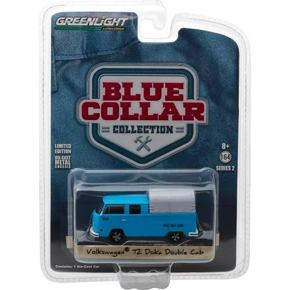 Greenlight Blue Collar Collection Series 2 - 1976 Volkswagen Type 2 Crew Cab Pick-up with Canopy