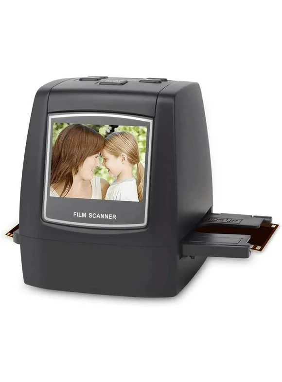 DIGITNOW Film Scanners with 22MP Converts 126KPK/135/110/Super 8 Films, Slides & Negatives All in One into Digital Photos, 2.4" LCD Screen
