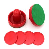 Ice hockey machine accessories top ball device 60mm ball hitter air table plastic accessories push handle set red