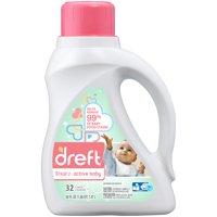 Dreft Stage 2: Active Baby Liquid Laundry Detergent 50 fl. oz. Jug