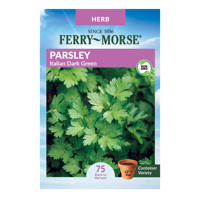 Ferry-Morse Italian Dark Green Parsley Seeds - Since 1856, Non-GMO, Guaranteed Fresh, Herb Gardening Seeds