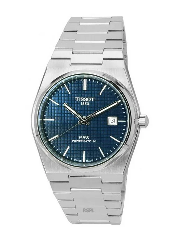 Tissot T1374071104100 Men's PRX Blue Dial Bracelet Watch