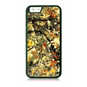 Jackson Pollock's Abstract Paint Art Black Rubber Case for the Apple iPhone 6 Plus / iPhone 6s Plus - Apple iPhone 6 Plus Accessories -iPhone 6s Plus Accessories