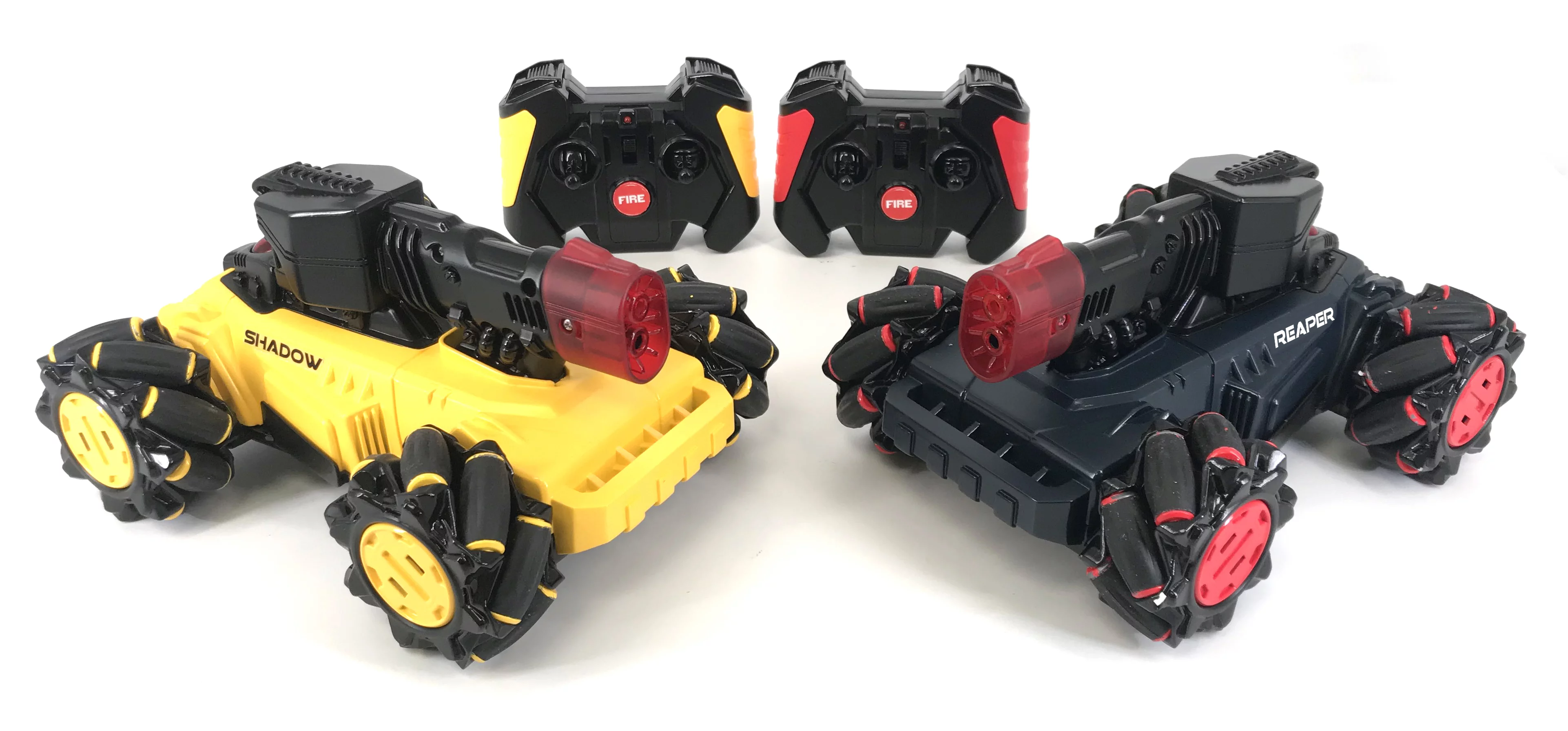 Laser Battle Hunters Twin-Pack Remote Control Laser Tag Assault Vehicles 2.4GHz 4WD Toy RC Kids