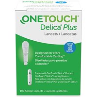 OneTouch Delica Plus Lancets 30 Gauge 100 Sterile Lancets Count