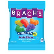 Brachs Sugar Free Fruit Slices Candy, 3 Ounce Peg Bag (Pack of 12)