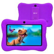 Contixo 7 Inch Kids Tablet 2GB RAM 32GB Wi-Fi Android 10 Tablet for Kids Bluetooth Parental Control Pre-Installed Learning Tablet Apps for Toddlers Children Kid-Proof Protective Case, V9-3 Purple