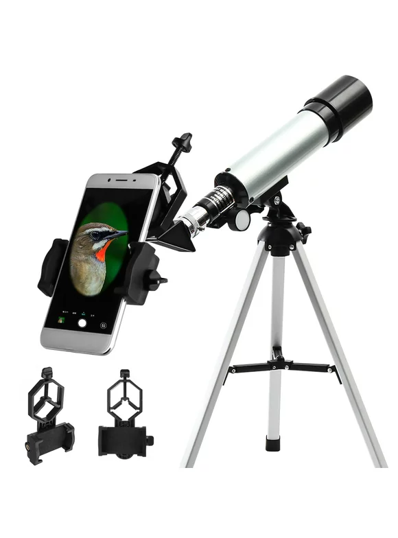 90X Telescope for Kids Beginners Adults,360mm Astronomy Refractor Telescope with Adjustable Tripod - Perfect Telescope Gift for Kids