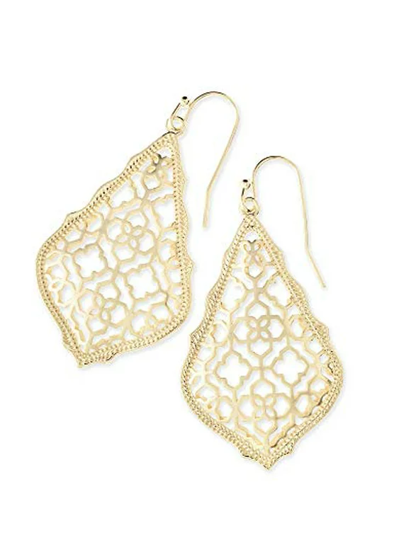 Kendra Scott Addie Drop Earrings for Women in Filigree, Fashion Jewelry, 14k Gold-Plated