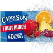Capri Sun Fruit Punch Flavored Juice Drink Blend, 10 ct - Pouches, 60.0 fl oz Box