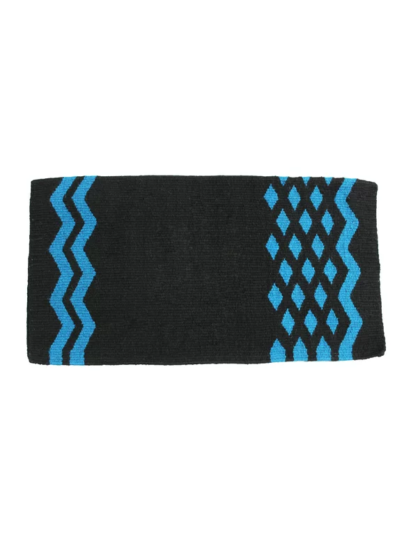 34 x 36 Horse Wool Western Show Trail Saddle Blanket Rodeo Pad Turquoise 36293