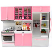 Kitchen Connection Battery Operated Modern Kitchen Playset - Pink
