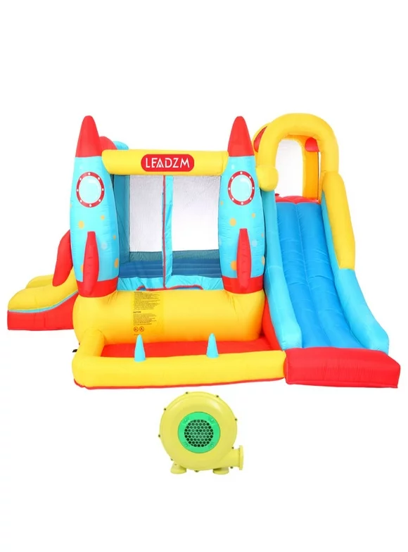 Ktaxon Toys Inflatable Bounce, Party Castle House with 450W Air Blower for 2-3 Kids