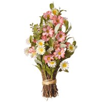 National Tree Artificial 16" Spring Flowers Bouquet