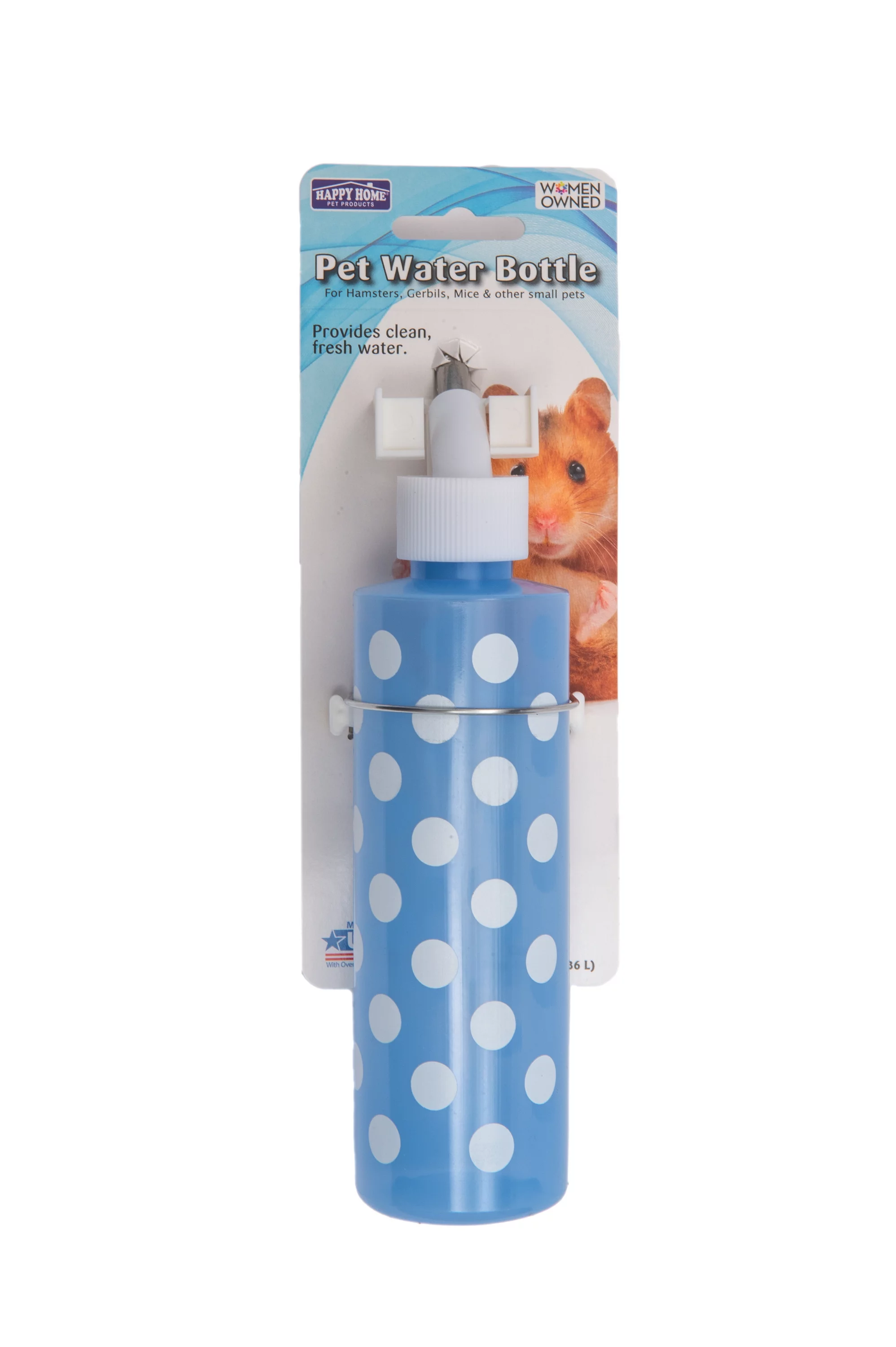 Happy Home Pet Products Small Animal Water Bottle, 8 oz.
