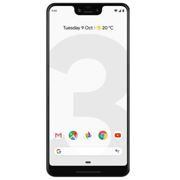 New Google Pixel 3 XL 64GB G013C GSM+CDMA Factory Unlocked GOOGLE Edition 4G LTE 6.3" P-OLED Display 4GB RAM 12.2MP Rear & Dual 8MP+8MP Front Camera Phone - Clearly White