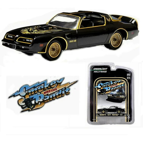 Greenlight Collectibles 44710-A 1:64 Scale 1977 Pontiac Trans Am "Smokey and the Bandit" Diecast Movie Car