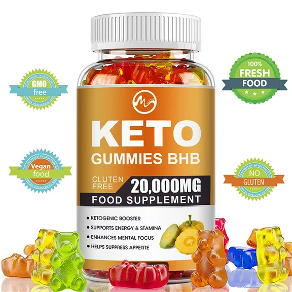 Minch Keto Diet Gummies Best Weight Loss Supplements Fat Burner 20,000mg 60pc