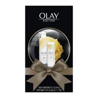 Olay Holiday Gift Set: Cleaning & Nourishing Body Wash with Vitamin B3 and Vitamin C 17.9 fl oz & Rinse-off Body Conditioner with Shea Butter 8 fl oz