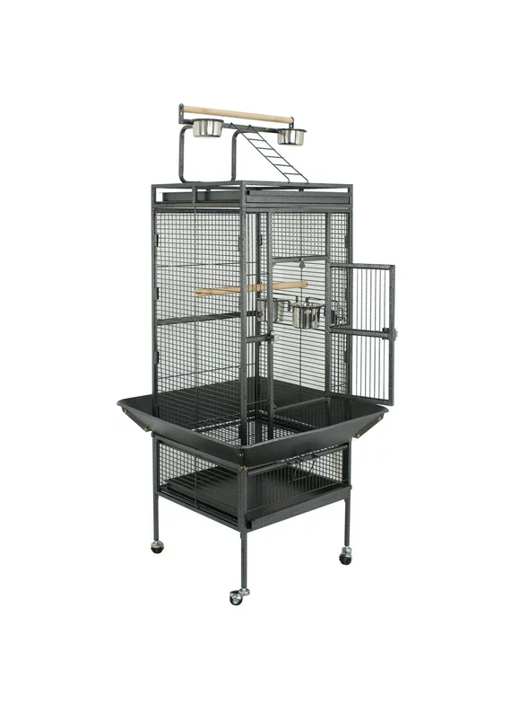 Zeny 61" Large Bird Cage for Parrot, Macaw Conure Cockatiel Cockatoo Pet House