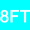 Blue 8FT