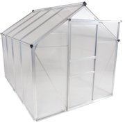 Ogrow Walk-In 6' X 8' Lawn and Garden Greenhouse with Heavy Duty Aluminum Frame