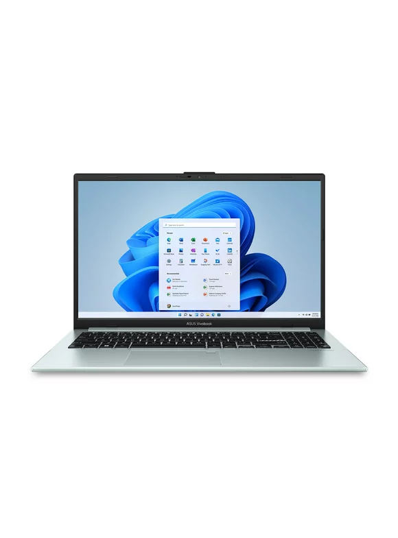 ASUS Vivobook 15.6 FHD PC Laptop, Intel i3-N305, 8GB, 256GB, Windows 11, Green Grey, E1504GA-WS34