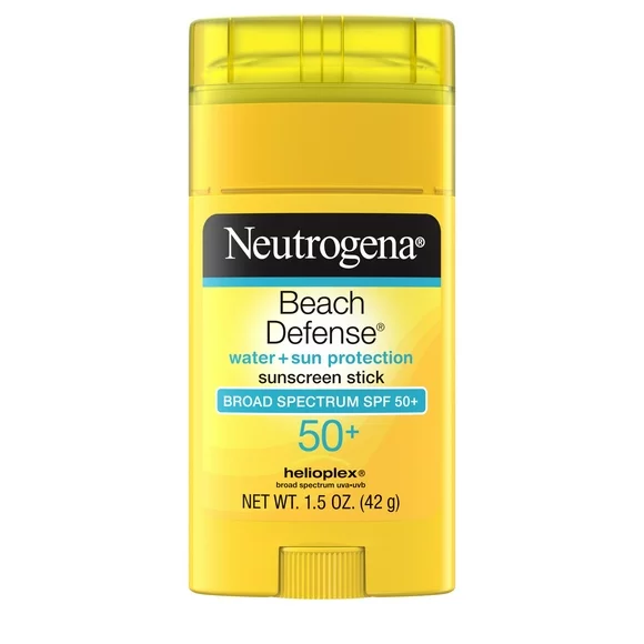 Neutrogena Beach Defense Face & Body Sunscreen Stick SPF 50+, 1.5 oz