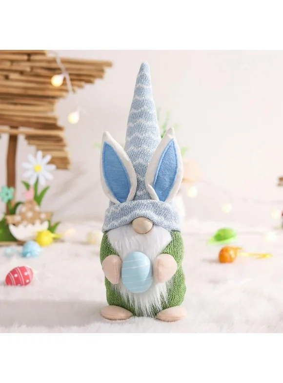 Elaydool Easter Bunny Gnome Faceless Old Man Scandinavian Tomte Elf Decorations