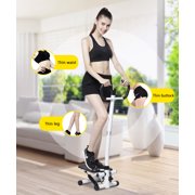 Motor Genic Fitness Workout Exercise Air Stair Stepper Machine Cardio Equipment + Handle Bar