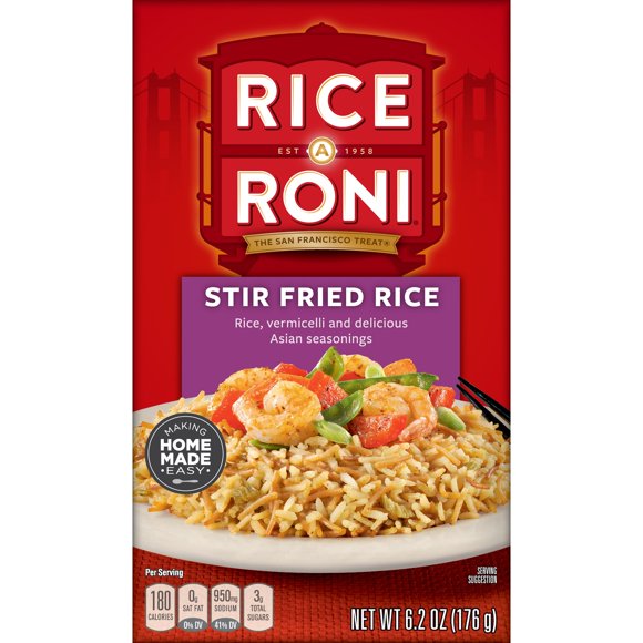 Rice-A-Roni Vermicelli Stir Fried Rice Mix, 6.2 oz, Single Pack