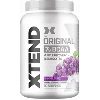 Xtend Original BCAA Powder, Branched Chain Amino Acids, Sugar Free Post Workout Muscle Recovery Drink with Amino Acids, 7g BCAAs for Men & Women, Glacial Grape, 90 Servings