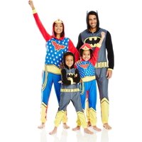 DC Comics Big Boys' DC Comics Family Cosplay Union Suit, Gray, 8, 100% Polyester By Brand Justice League