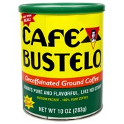 Bustelo Decafeinated Cuban Coffee. Vacuum Can 10 oz