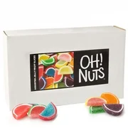 Oh! Nuts Jelly Fruit Slices Assorted Candy - 5 LB Bulk / 160 ct. Traditional Old Fashioned, Gummy Sweets Confection Candies. Free of Dairy, Peanut, Gluten, Egg, Fat, Soy, Gelatin & Shellfish