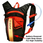 Zefal Smart Light-Up 1.5 Liters Hydration Bag (Red, Black)