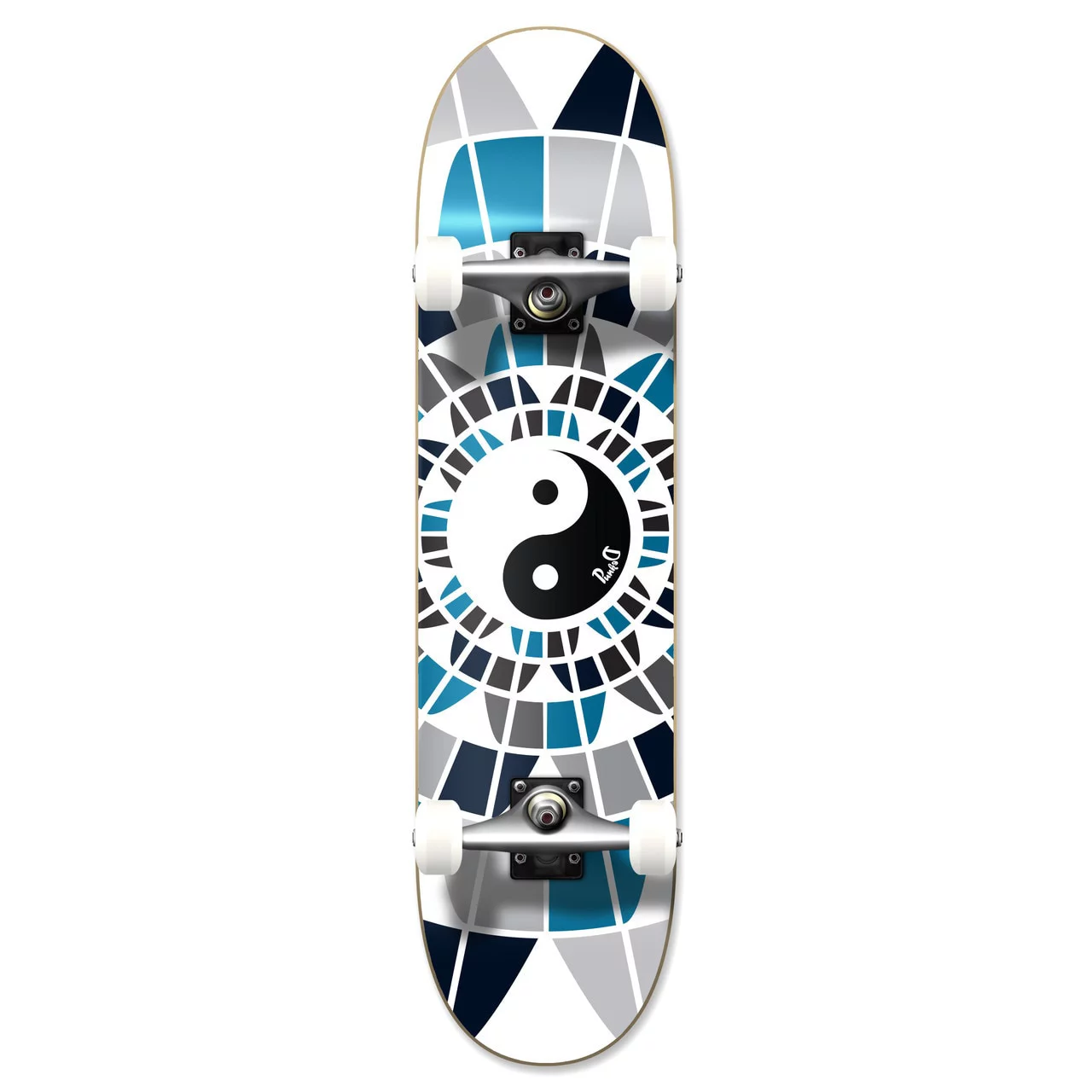 Yocaher Graphic Complete 31" x 7.75" Skateboard - Yin Yang