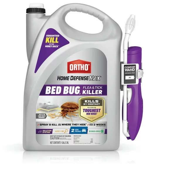 Ortho Home Defense Max Bed Bug, Flea & Tick Killer with Wand, 1 gal.