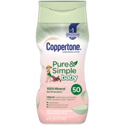 Coppertone Pure & Simple Baby SPF 50 Sunscreen Lotion, 6 fl oz