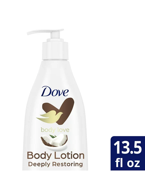 Dove Body Love Deeply Restoring Body Lotion Coconut Oil & Cocoa, 13.5 oz