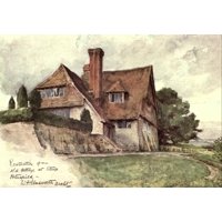 Old English Country Cottages 1906 Cottage at Steep Poster Print by  Walter Tyndale (24 x 36)