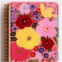 Dayspring Cards 146974 7 x 9 in. 18 Month Whimsey Floral Agenda Planner - 2019 & 2020