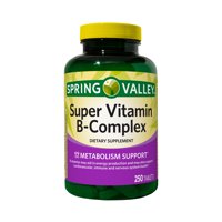 Spring Valley Super B-Complex Tablets, 250 Count