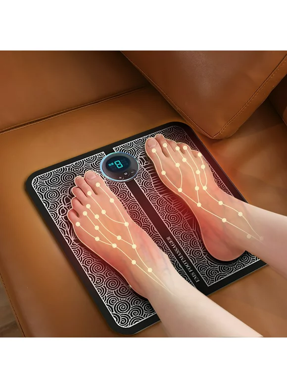 Electric Foot Massager EMS Feet Massage Machine Circulation Booster Feet Leg USB