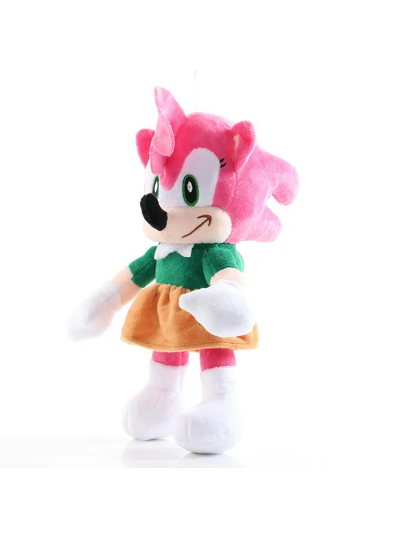 11"Sonic the Hedgehog Plushies Toys, Amy Classic Knuckle Shadow Tails Figure, Gifts for Kids