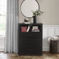 Coby 3-Drawer Dresser with Shelf, Multiple Colors, by Hillsdale Living Essentials