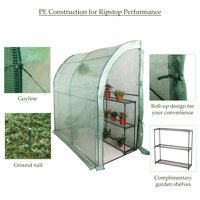 Best Choice Products - 78" x 39" x 89" - Green - 3-Tier Portable Walk-In Mini Greenhouse